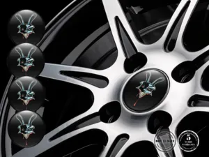 Rim Stickers Style Domed Tuning Racing Labels